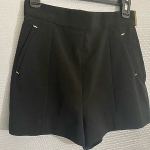 H&M black dress shorts, size 8